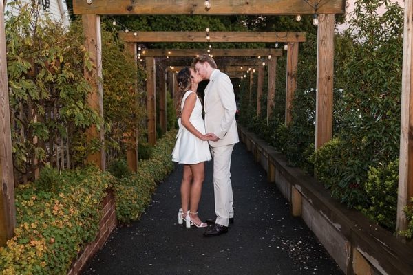 the angel hotel wedding wedding venue in hampshire couple kissing