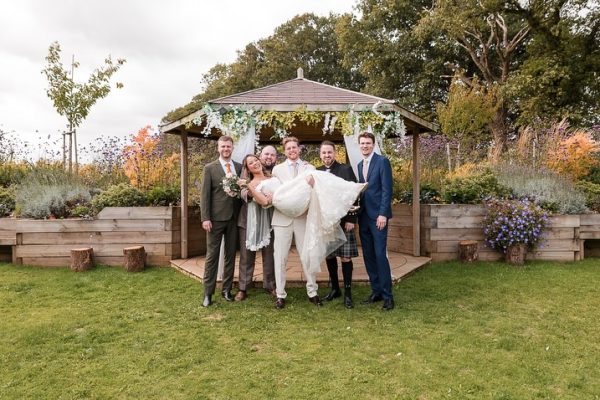 the angel hotel wedding wedding venue in hampshire wedding party